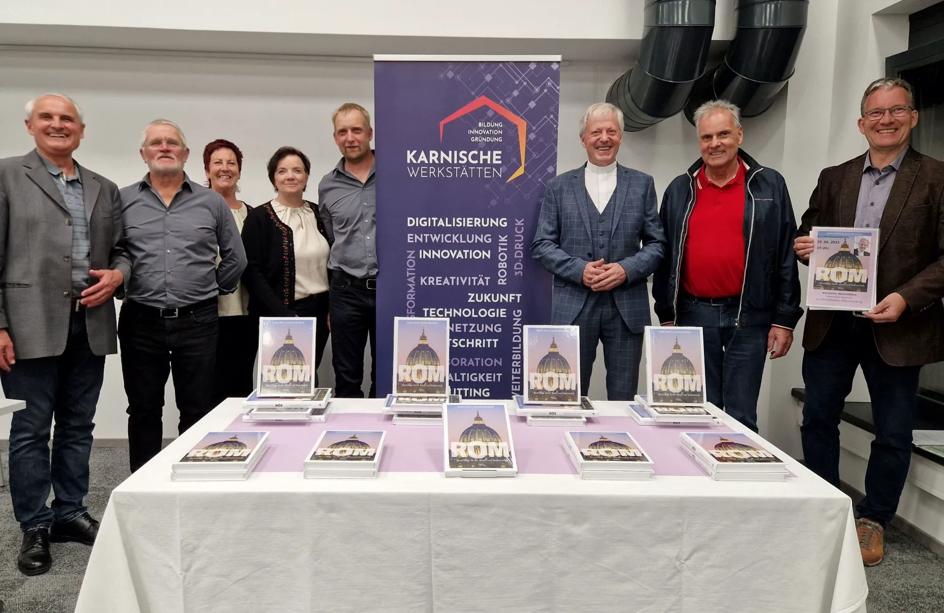 Peter Krall, Hubert und Isolde Urbaner, Petra Berger und Matthias Fritz, Engelbert Guggenberger, Stefan Gailer und Hannes Eder